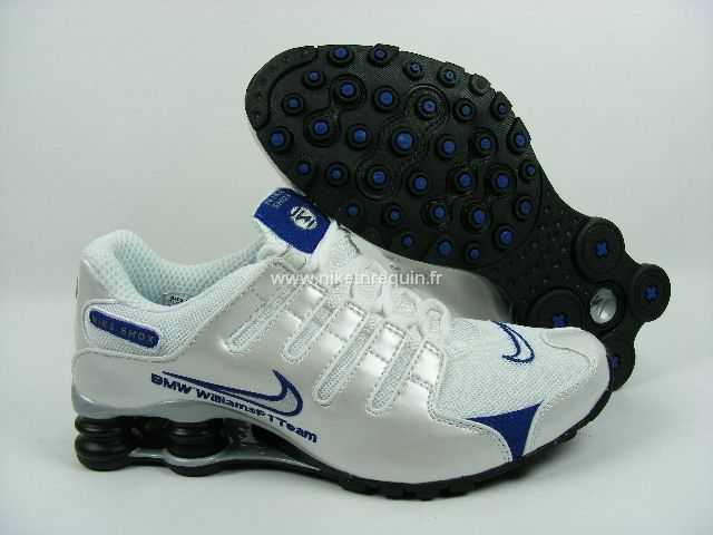 Al Nouvelle Nike Shox Nz 3013 Chaussures Blanc Marine